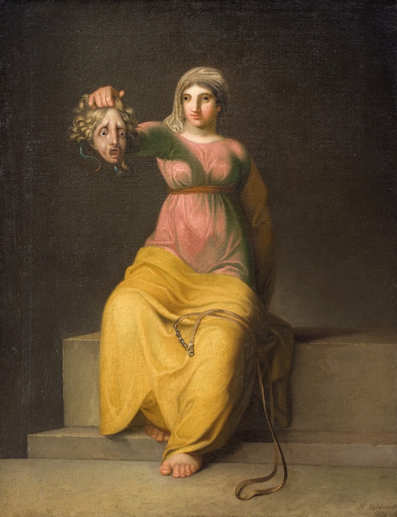 Theology. Allegorical figure by Николай Абильдгорд, 1800 — digital art print download