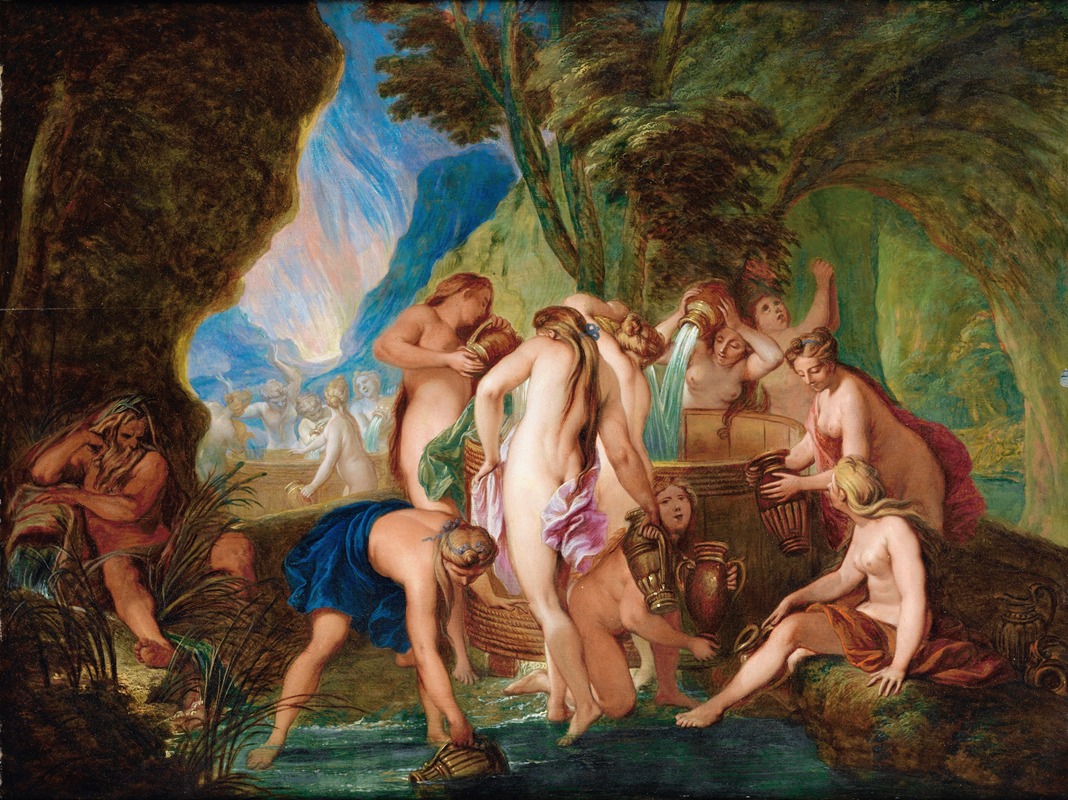 The Danaïdes In Hell by Nicolas Bertin — digital art print download