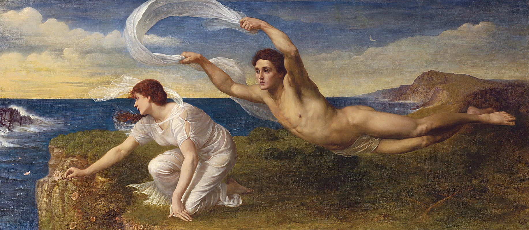 Boreas And Orinthyia by Oswald Von Glehn — digital art print download