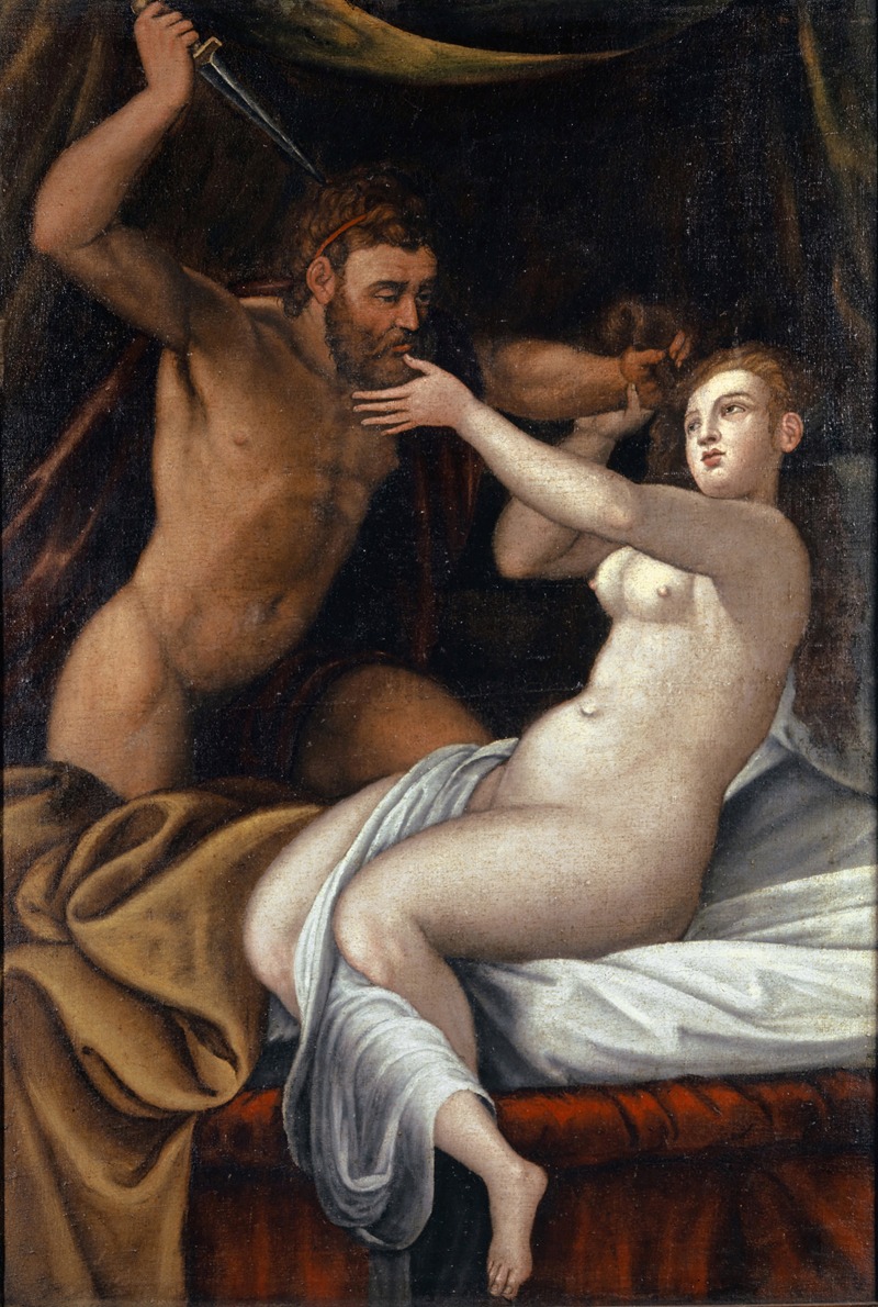 Tarquinius Threatening Lucrece by Thoman Weber — digital art print download