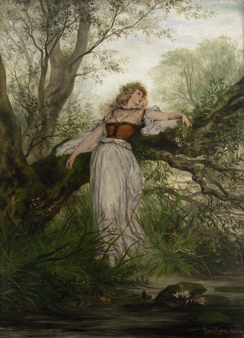 Ophelia by Виктор Мюллер — digital art print download