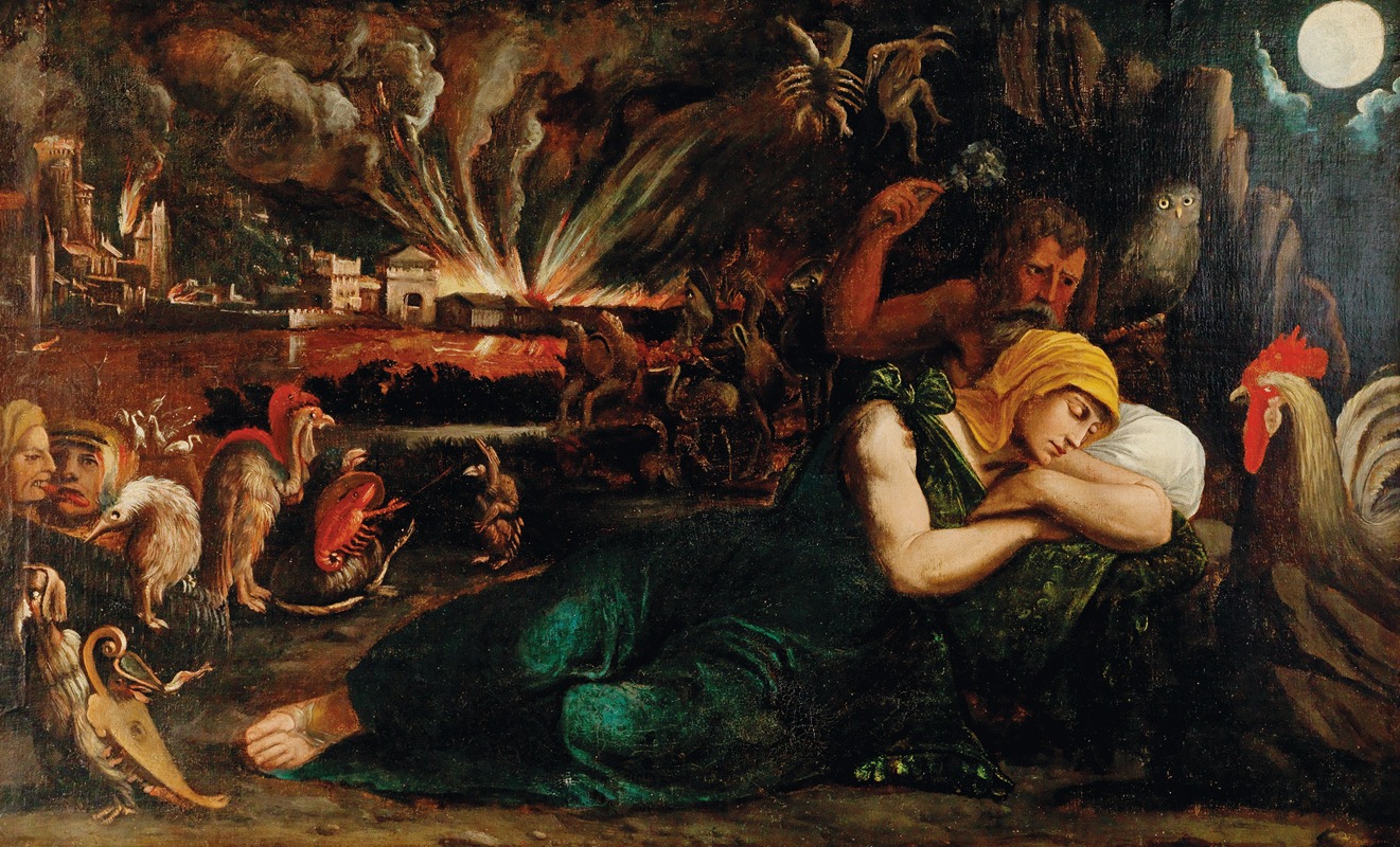 The Night by Circle of Battista Dossi — digital art print download