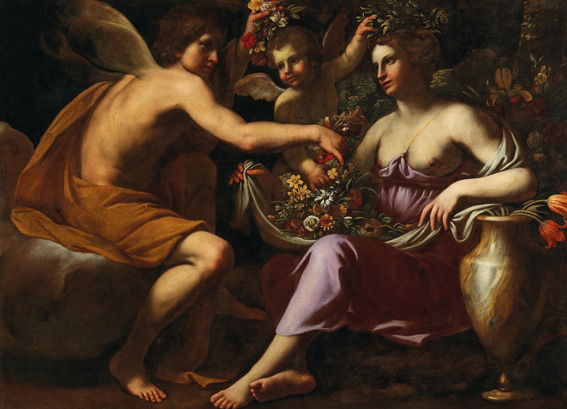 Zephyr and Flora by Emilian School — digital art print download