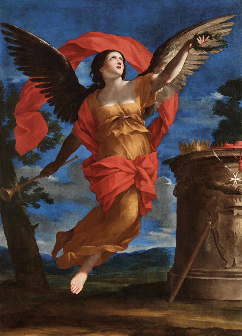 Allegory of Fame — Giovanni Francesco Romanelli
