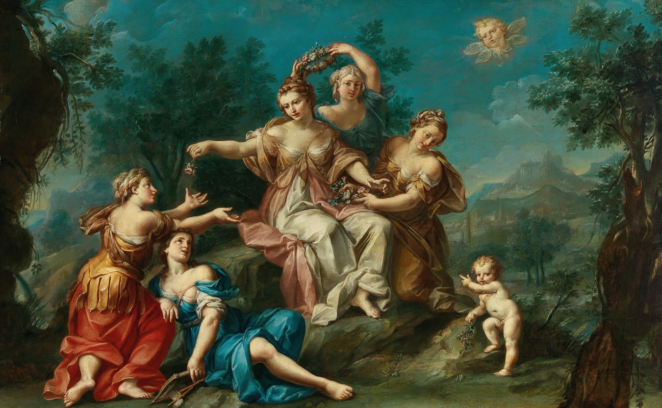 Allegory of Spring by Giuseppe Marchesi — digital art print download