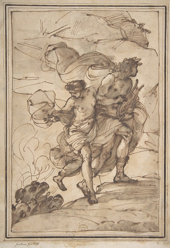 Orpheus and Eurydice by Filippo Pedrini, 1763–1856 — digital art print download