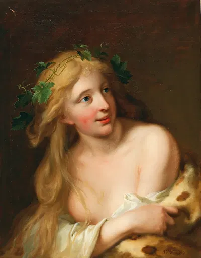 A Bacchante by Иоганн Генрих Вильгельм Тишбейн — digital art print download