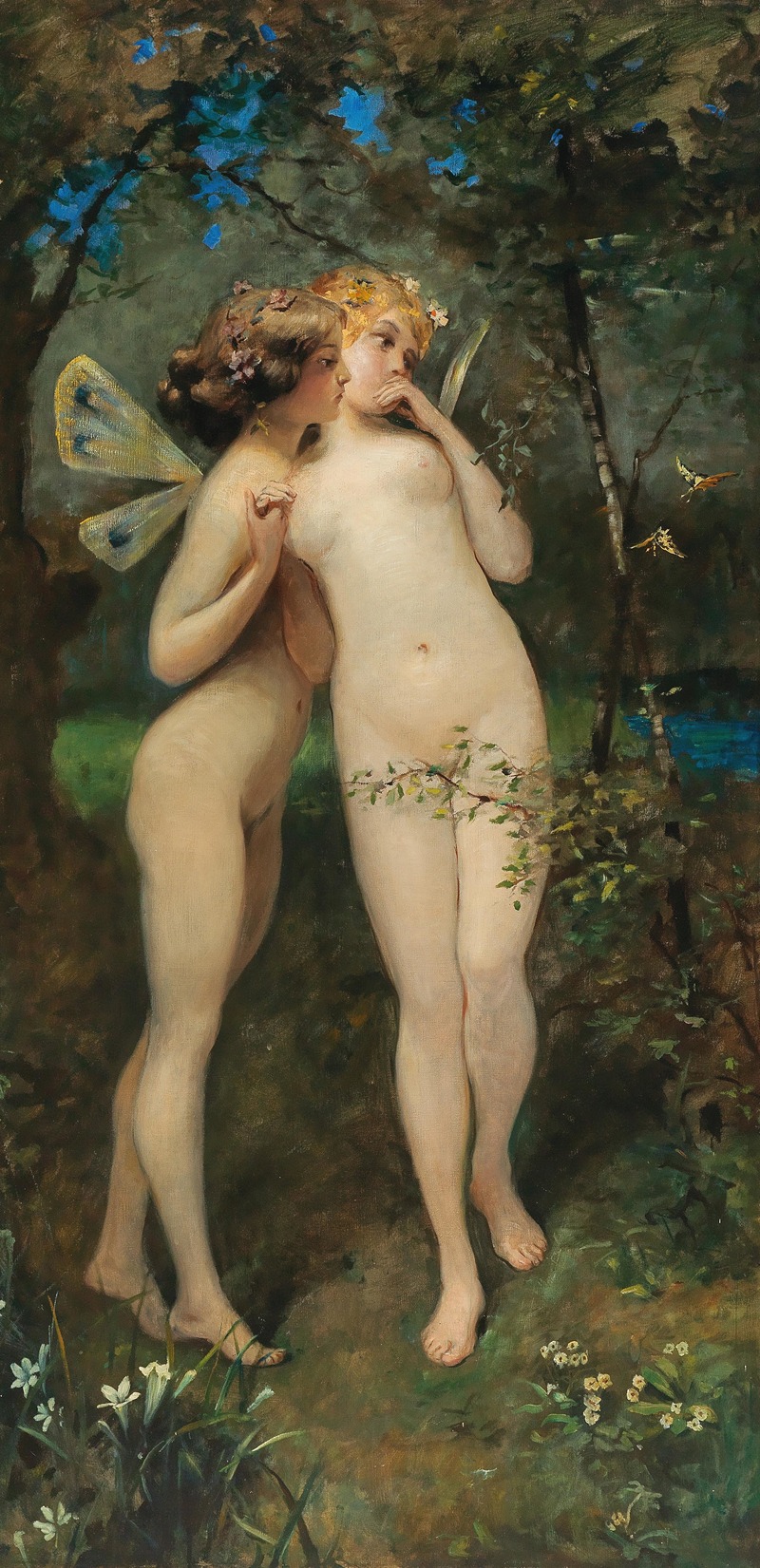 Two Elves by John Quincy Adams — digital art print download