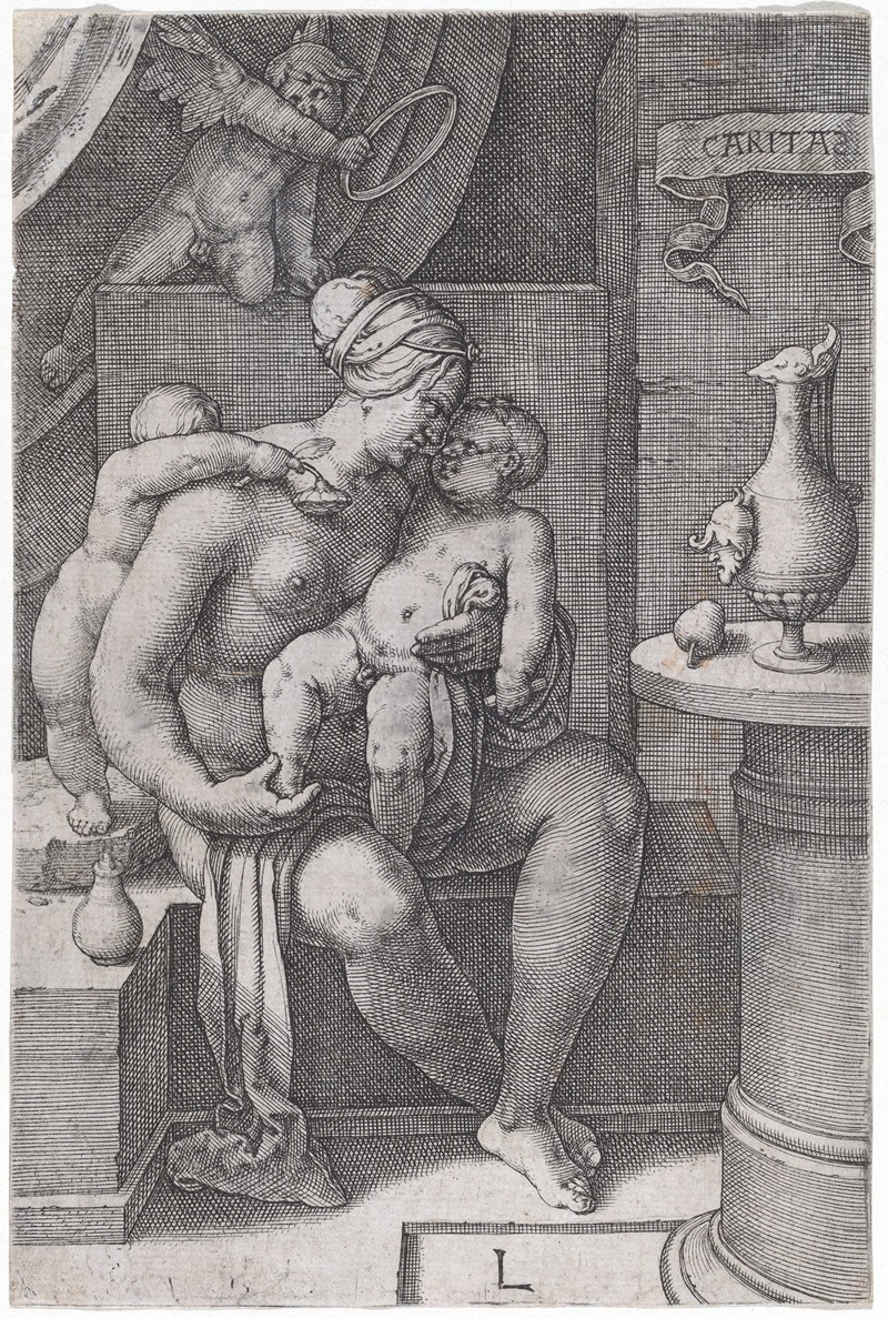 Caritas by Lucas Van Leyden, 1530 — digital art print download
