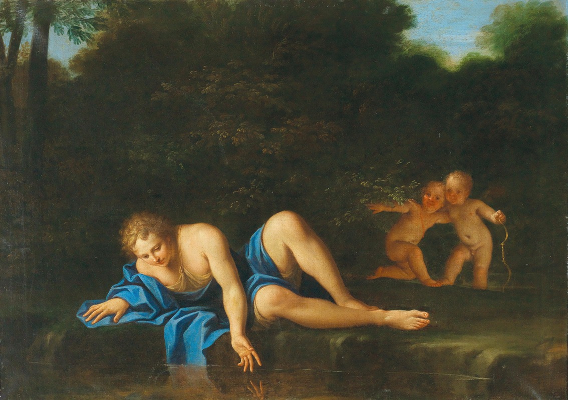 Narcissus by Marcantonio Franceschini — digital art print download
