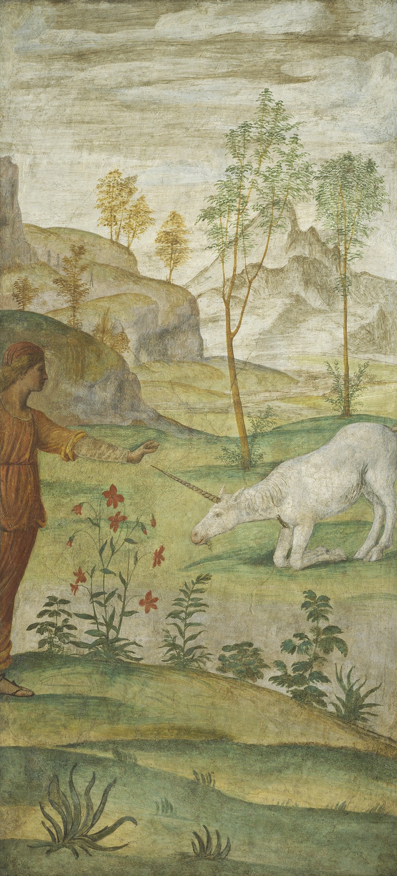 Procris and the Unicorn by Бернардино Луни — digital art print download