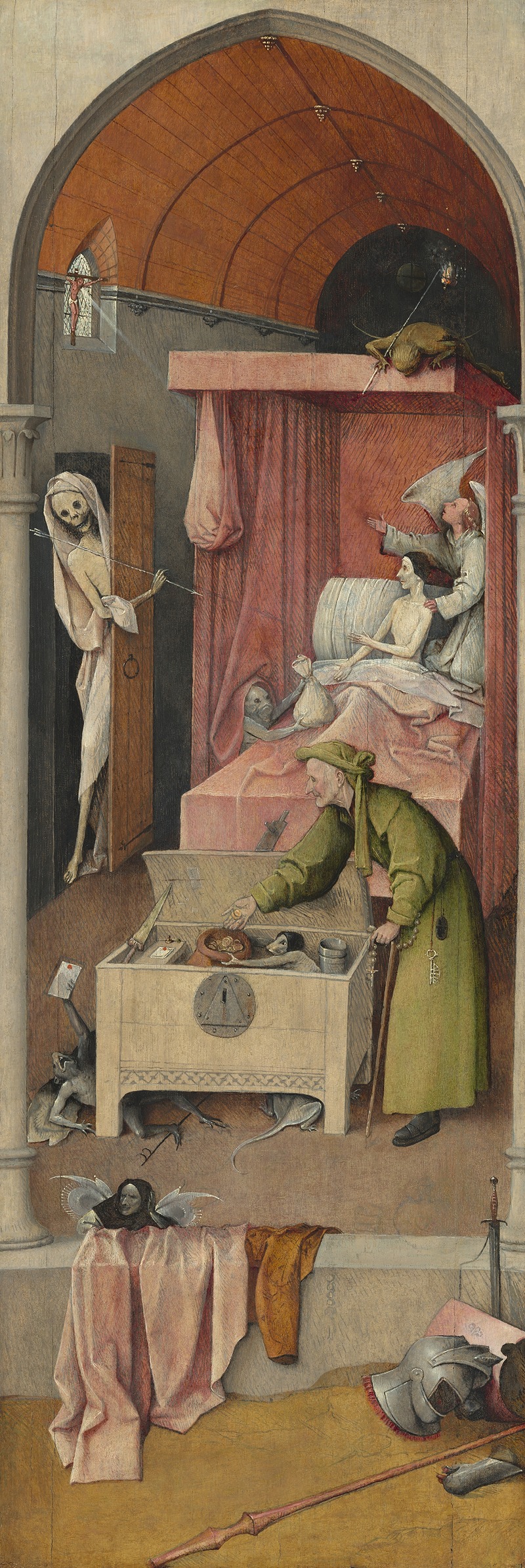 Death and the Miser by Hieronymus Bosch — digital art print download