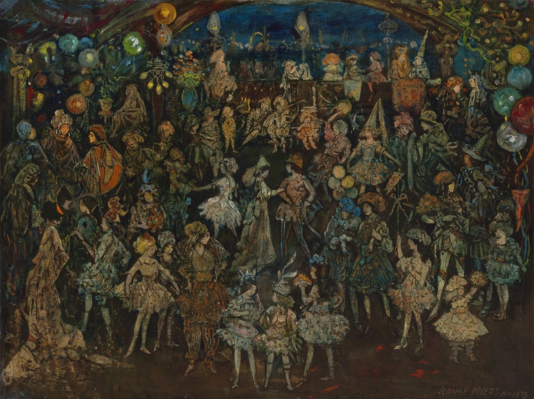 Dance Fantasy by Джером Майерс, 1923 — digital art print download