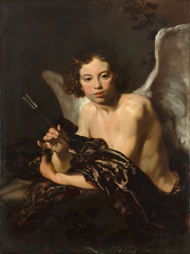 Cupid (Amor) by Иоганн Лисс, c. 1630 — digital art print download