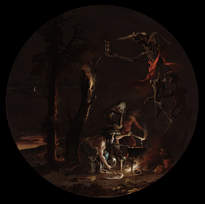 Scenes of Witchcraft, Evening by Сальватор Роза — digital art print download