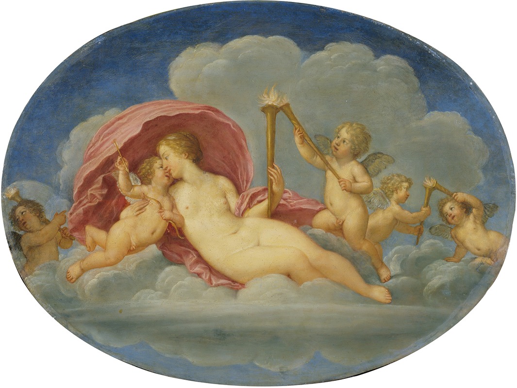 Venus and Cupid by Francesco Albani — digital art print download