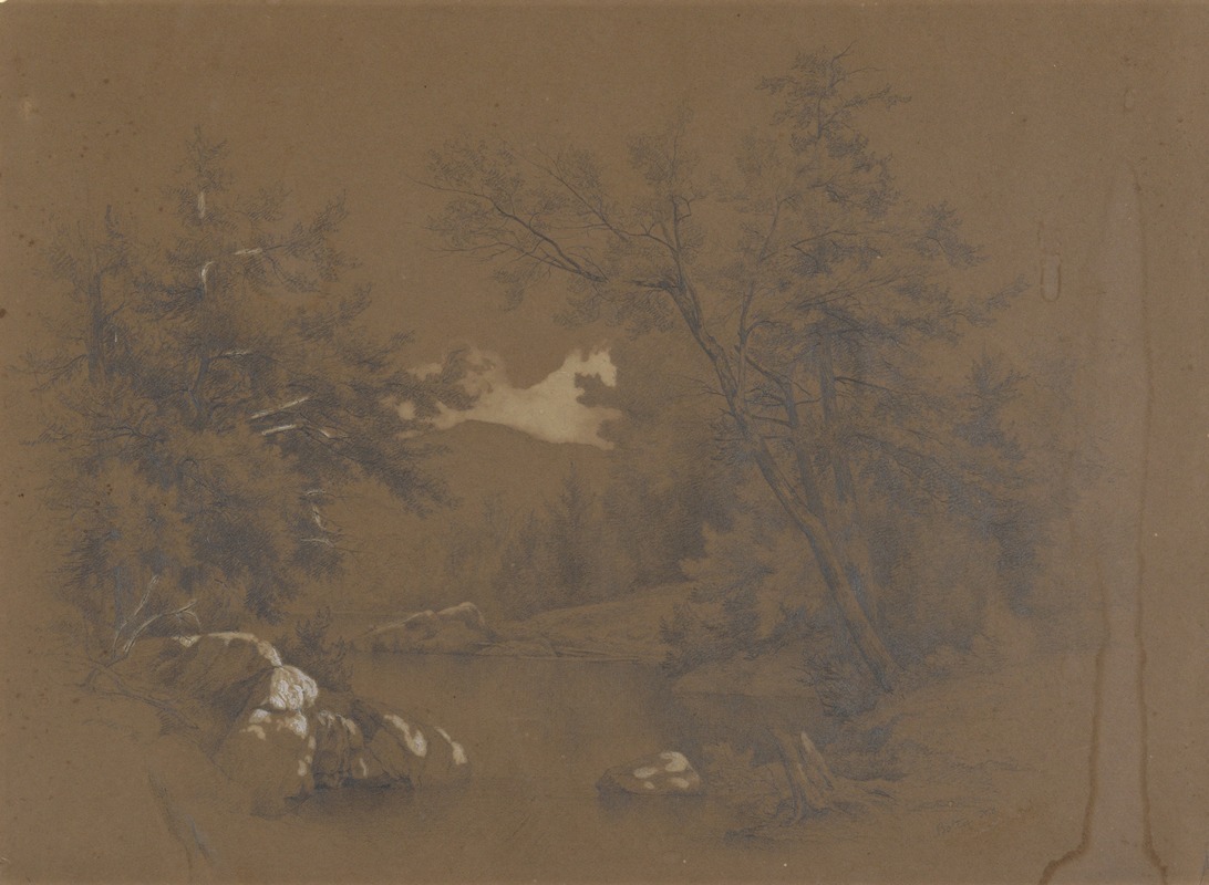 Landscape with Lake, Bolton, NY — Frederick Frank Durand