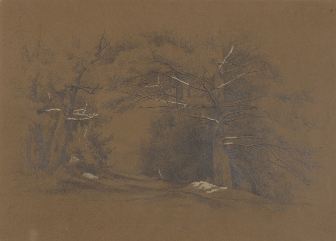 Landscape, Bolton, NY by Фредерик Фрэнк Дюран — digital art print download