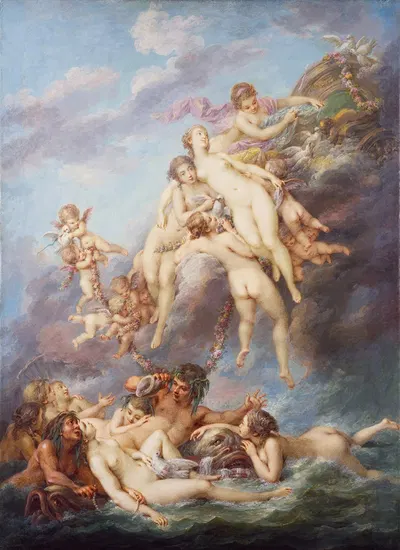 The Birth of Venus (after Boucher) by Jacques Charlier — digital art print download