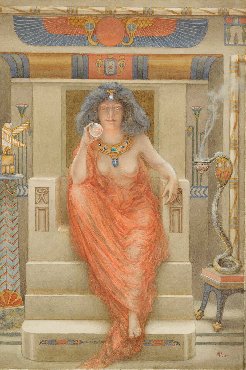 The Goddess Isis by Арман Пуан, 1909 — digital art print download