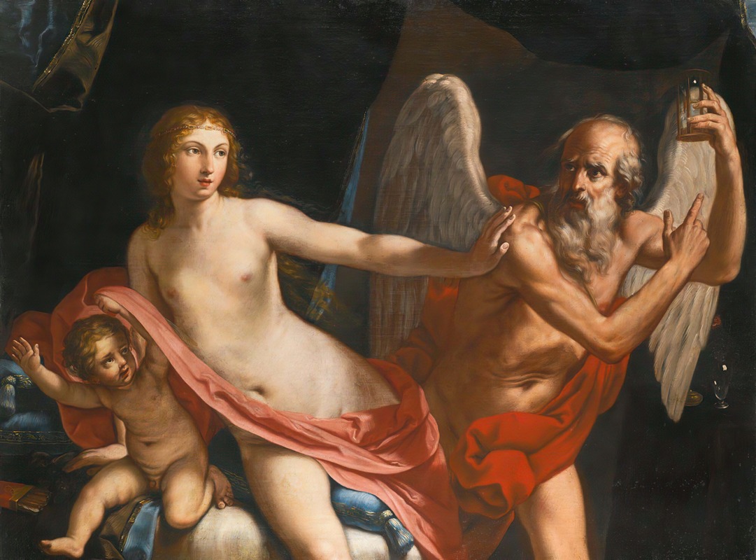 Beauty Fending Off Time by Elisabetta Sirani — digital art print download