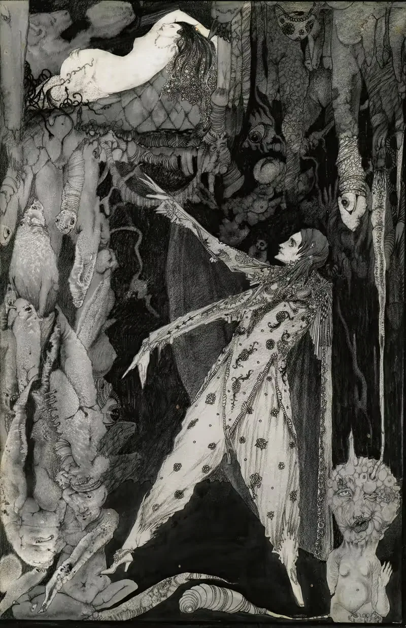 How Heavenly Fair by Harry Clarke — digital art print download