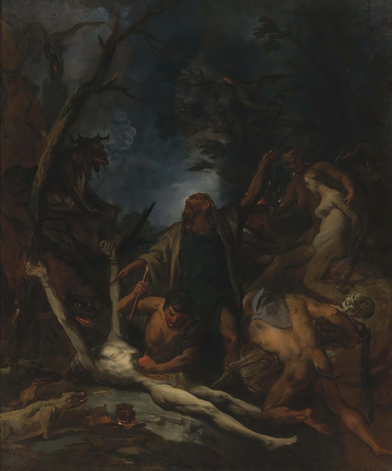 Witches At A Black Mass by Ottaviano Dandini — digital art print download