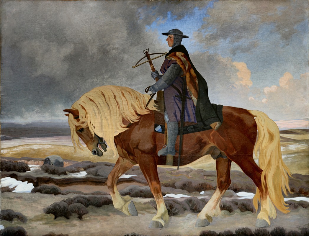 Niels Ebbesen by Агнес Слотт-Мёллер, 1893-1894 — digital art print download