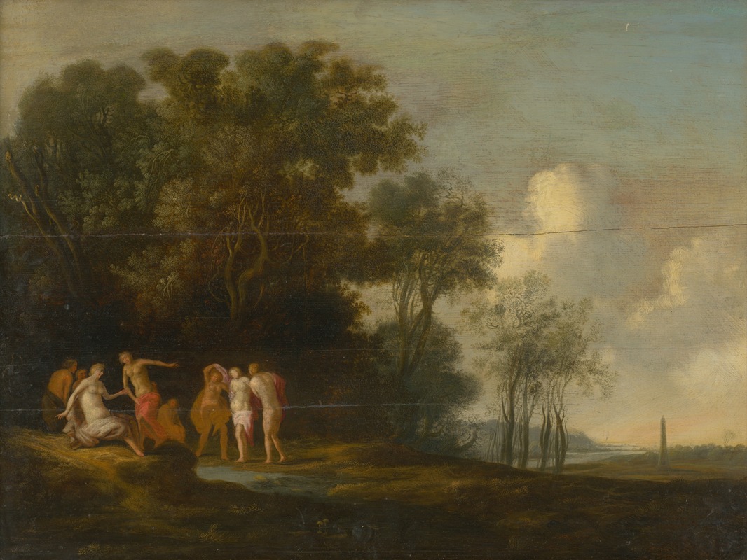 Diana and Callisto by Дирк Даленс, 1635–1645 — digital art print download