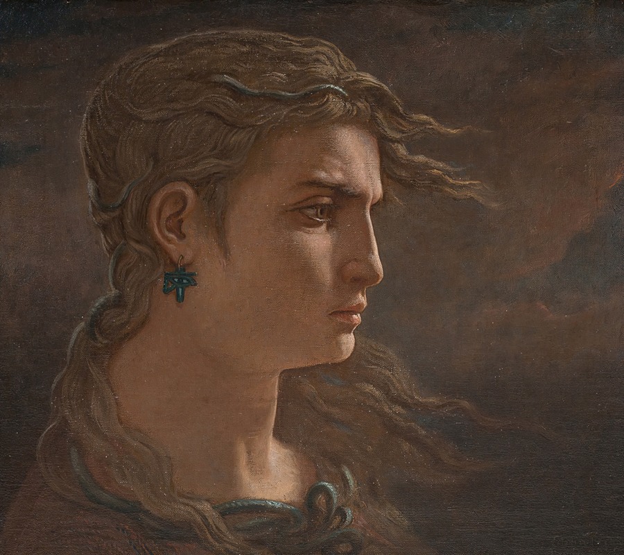 Head of Medusa — Elihu Vedder