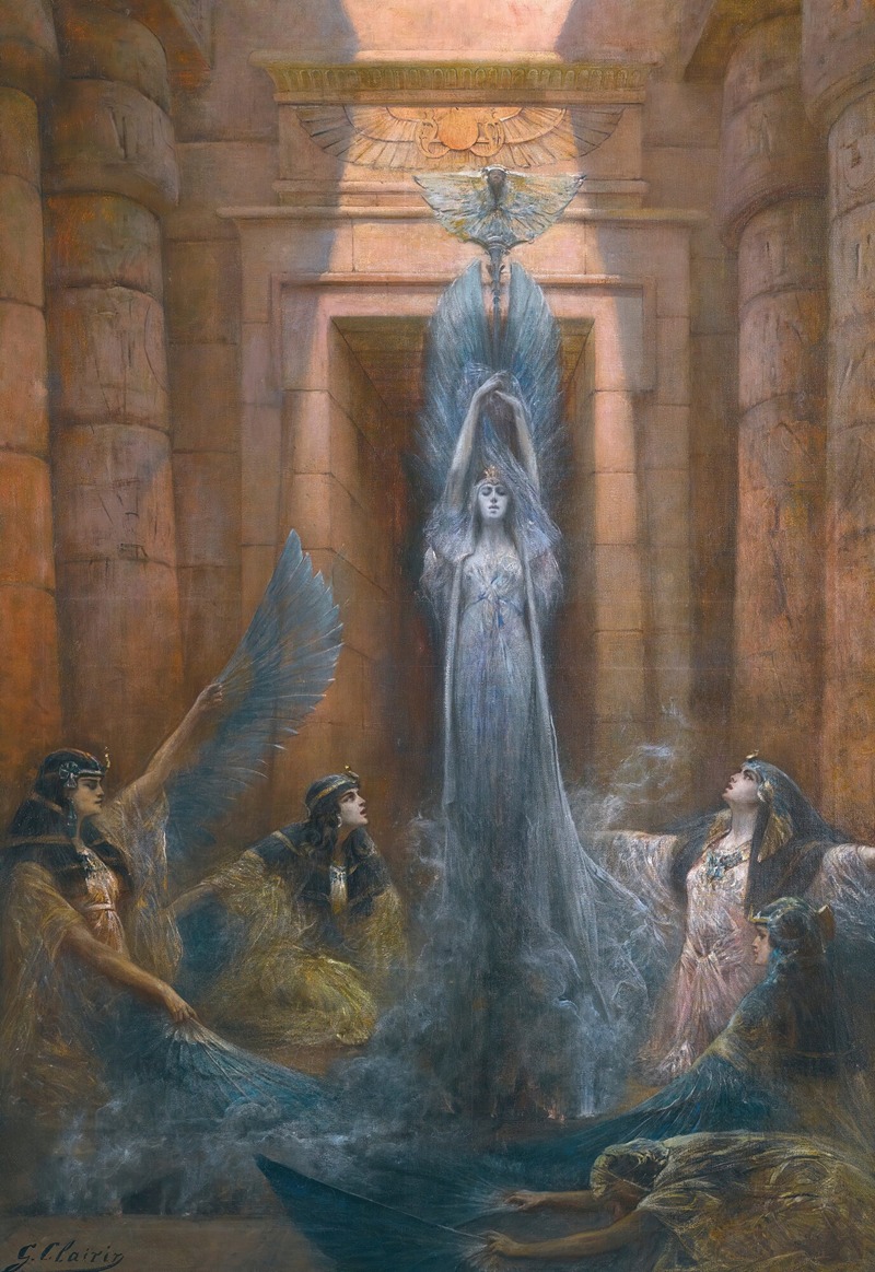 La Deesse Neith by Жорж Жюль Виктор Клерен — digital art print download