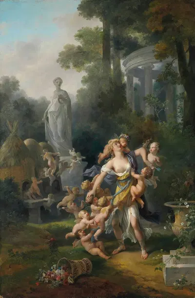The Hives of Cupids by Жан-Фредерик Шаль, 1810 — digital art print download