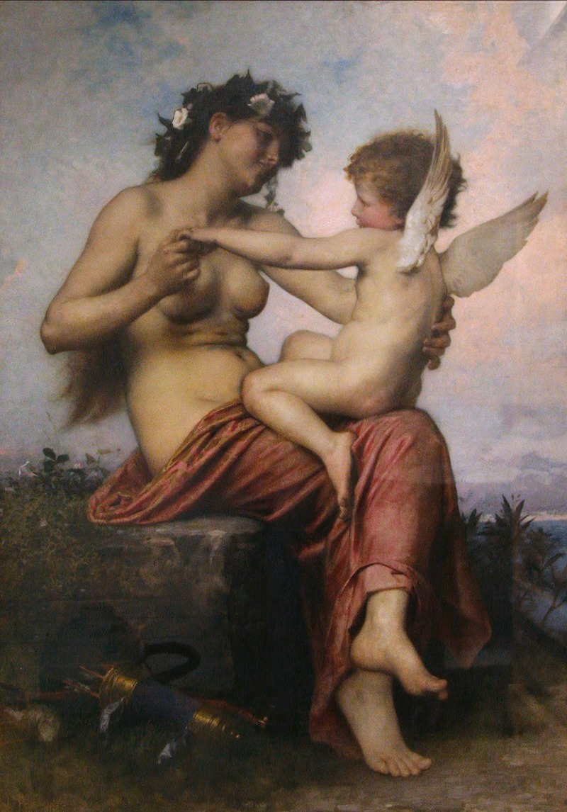 Cupid Captured by Леон-Жан-Базиль Перро, 1886 — digital art print download