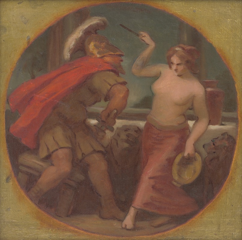 Round Study of Composition from Roman History — Милан Томка Митровский