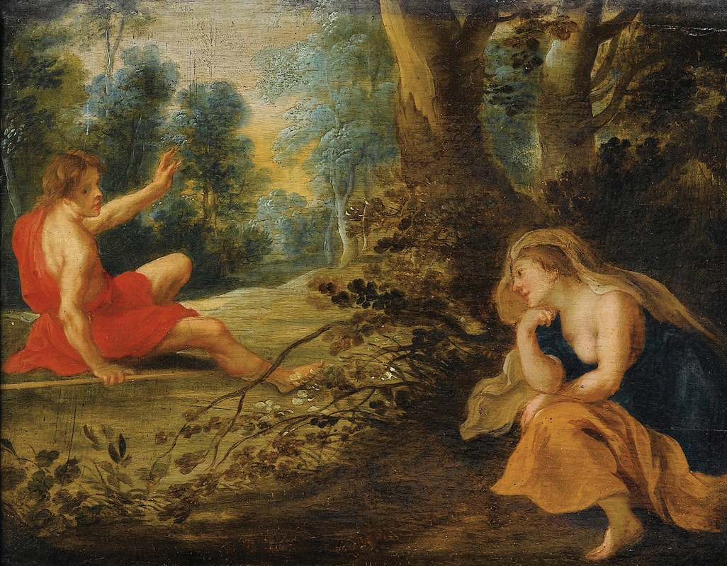Cephalus And Procris by Peeter Simons — digital art print download