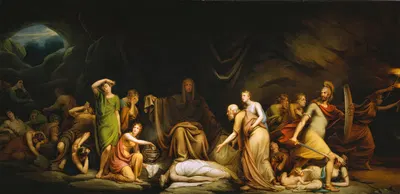 The Court of Death by Rembrandt Peale, 1820 — digital art print download