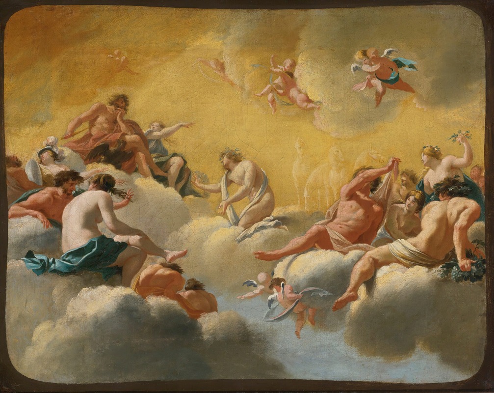 Assembly Of The Gods — Simon Vouet