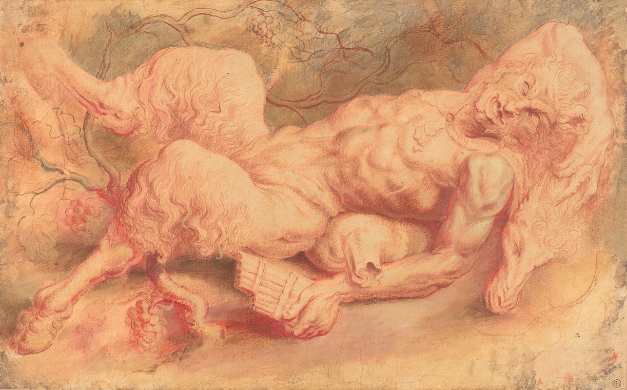 Pan Reclining by Петер Пауль Рубенс — digital art print download