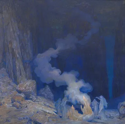 Die Flamme by Вильгельм Бернатцик, 1902 — digital art print download