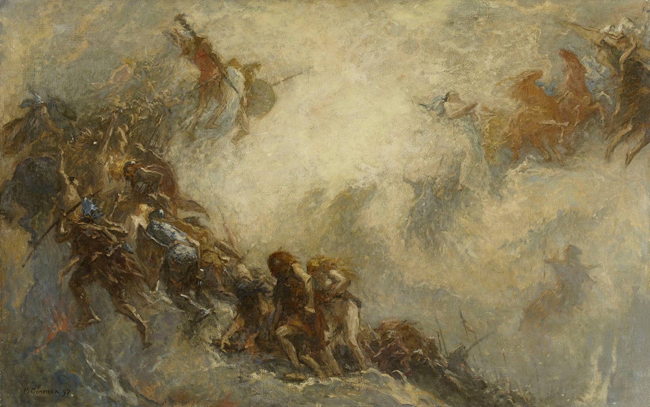 Les Races humaines by Фернан Кормон, 1897 — digital art print download