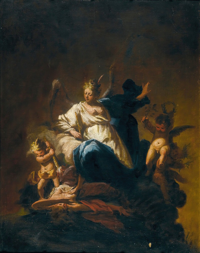 The victory of virtue over vice — Francesco Conti
