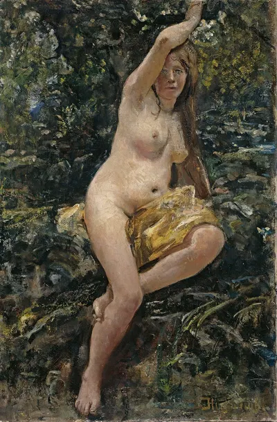 The Nymph by Hans Heyerdahl, 1889 — digital art print download