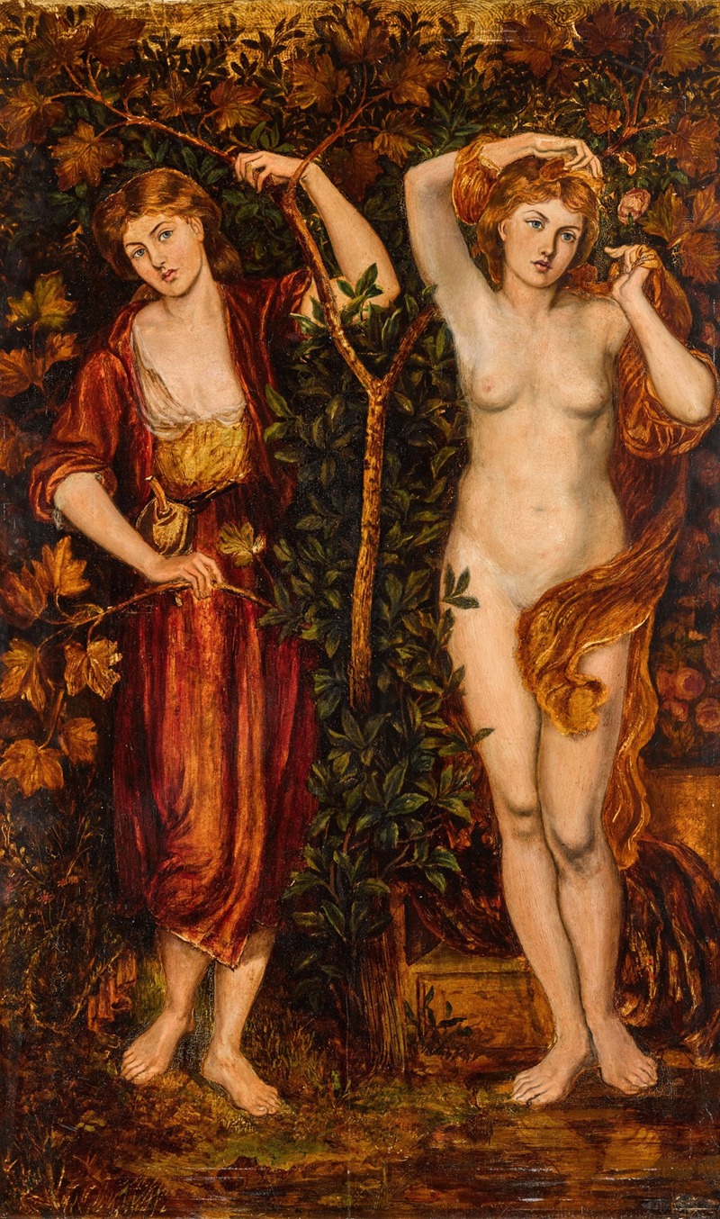Autumn and Summer by Henry Treffry Dunn — digital art print download