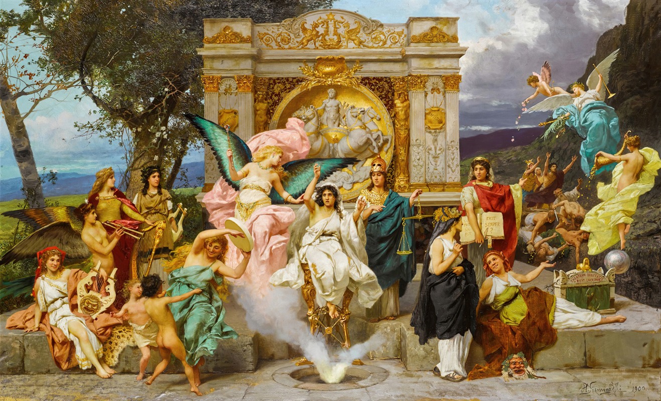 Parnassus by Генрик Симирядзкий, 1900 — digital art print download