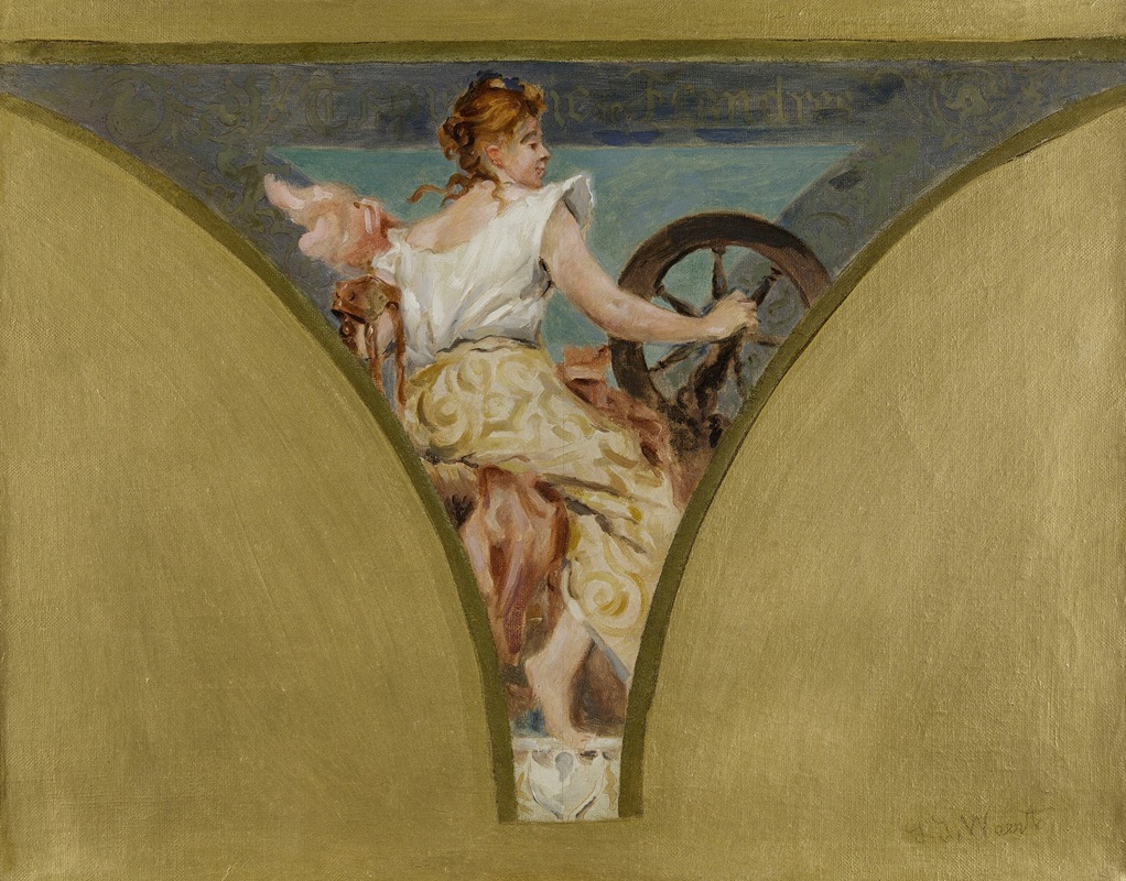 La Tapisserie by Жан Жозеф Вертс, 1889-1893 — digital art print download