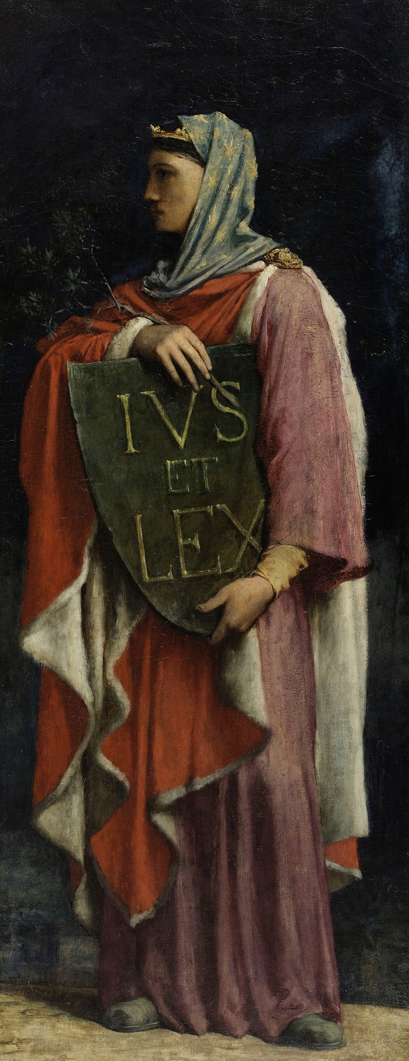 Le Droit Ecrit by Жюль Эли Делаunay, 1881 — digital art print download