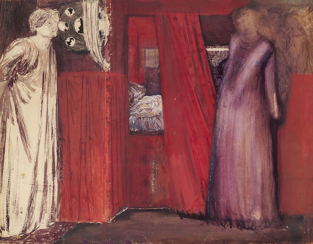 Fair Rosamund and Queen Eleanor — Sir Edward Coley Burne-Jones