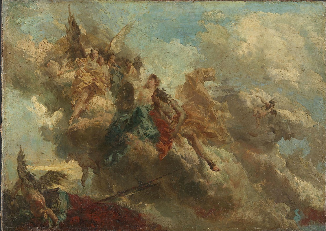 Mythological scene by Аноним — digital art print download