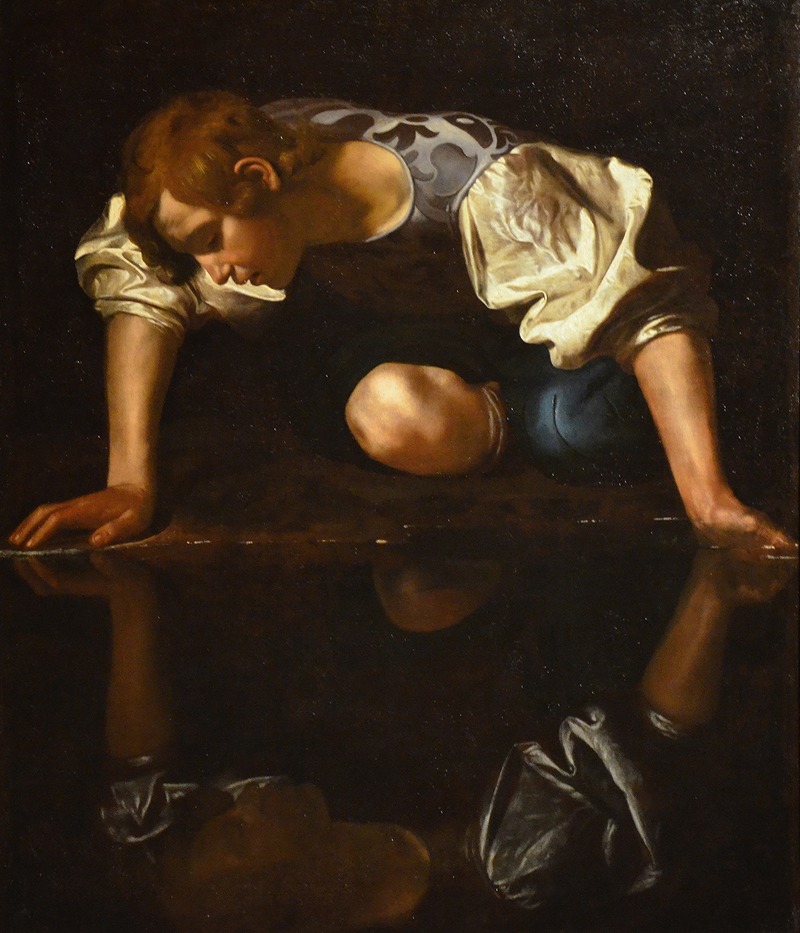 Narcissus by Караваджо, 1597–1599 — digital art print download