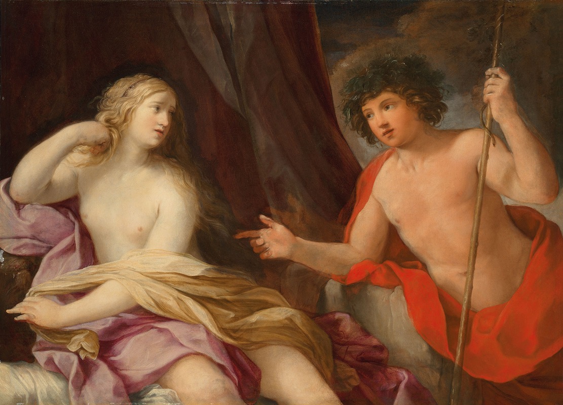 Bacchus and Ariadne by Giovanni Andrea Sirani — digital art print download